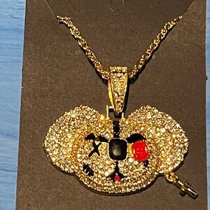 Gold Punk Koala Pendant